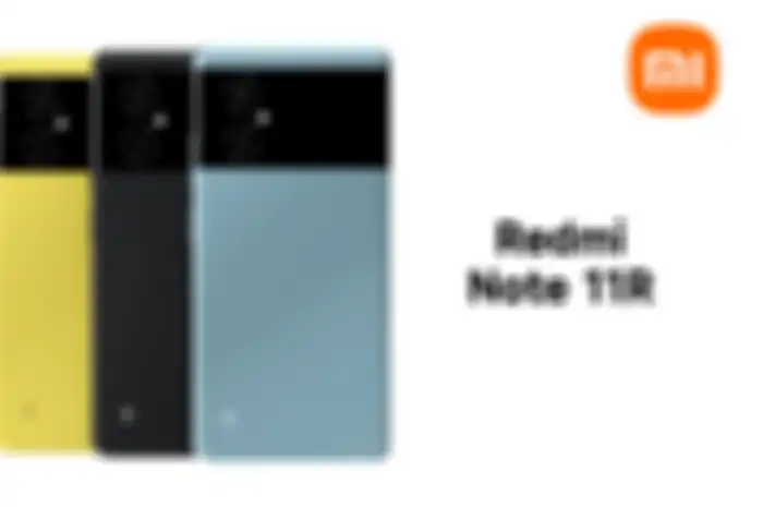 Prediksi tampilan belakang dari Redmi Note 11R.