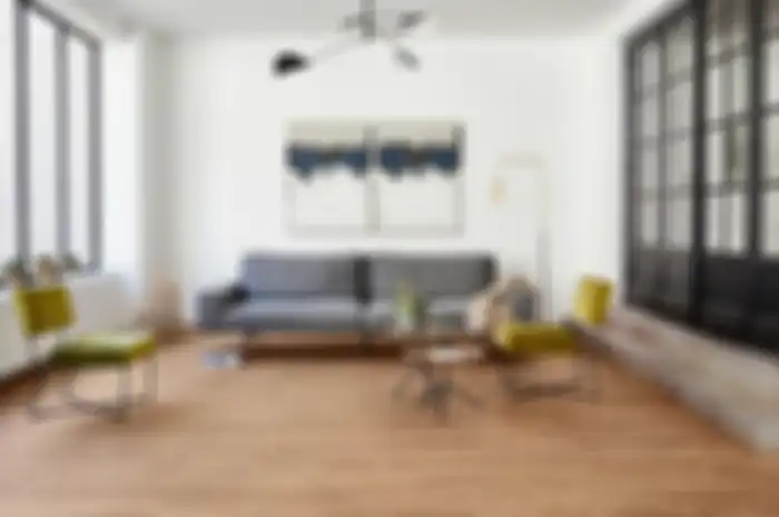Ilustrasi interior minimalis modern