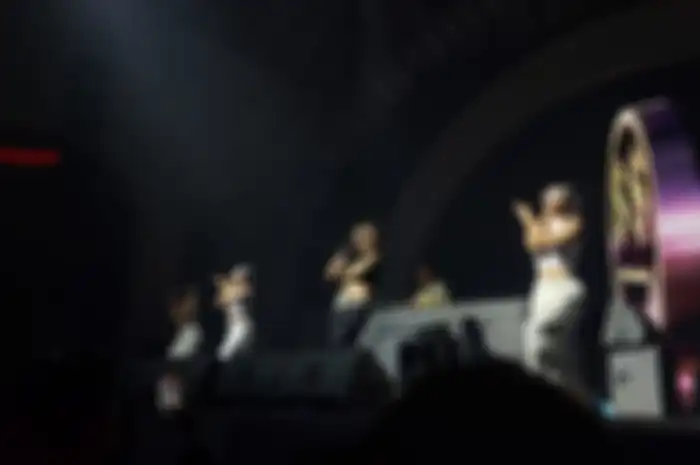 Ramengvrl perdana bawakan lagu terbarunya, Passion dalam konser bbno$ di Jakarta pada Minggu (9/10/2022) di Bengkel Space, SCBD.