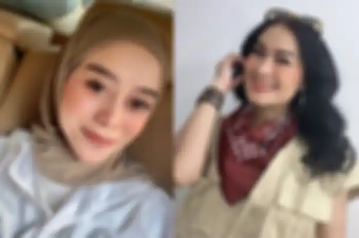 Kolase foto Lesti Kejora dan Iis Dahlia 