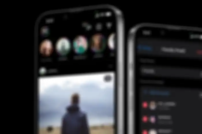 Tampilan user interface pada Instagram kustom aplikasi OG. 