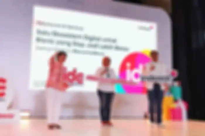 Peluncuran platform IDE dari IOH (Indosat Ooredoo Hutchison) untuk pelaku UMKM berbisnis secara digital, Kamis (13/10).