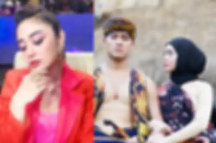 Foto Kolase Dewi Perssik, Rizky Billar dan Lesti Kejora