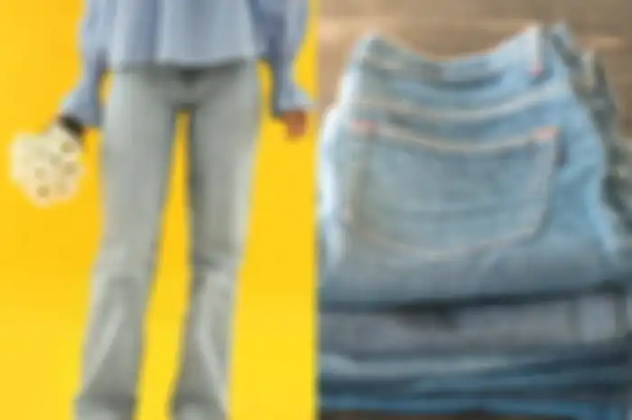 Ilustrasi celana jeans 