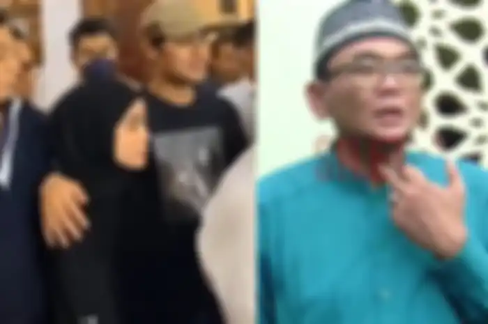 Kolase Foto Lesti Kejora, Rizky Billar, dan Ustaz Subki. 