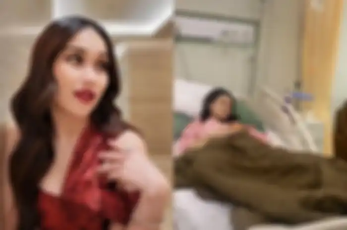 Penyanyi Ayu Ting Ting dillarikan ke rumah sakit. 