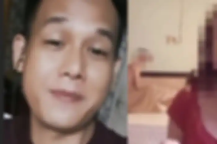 Selebgram TikTok Boy San bongkar sosok alim di video syur artis inisial R. Nggak usah capek nunggu Hard Gumay. Foto wajahnya disimpan.