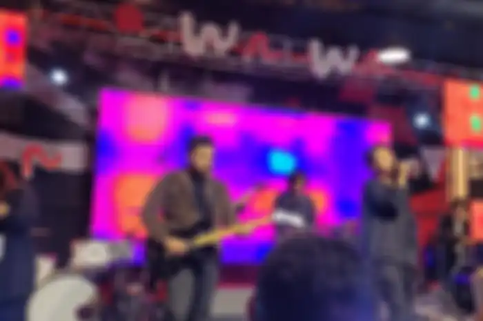 Sajama Cut tampil di pesta kolaborasi seni dan musik, Pioneer's Co-Lab di Kokoon, Kuningan City, Jakarta pada Rabu (26/10/2022).
