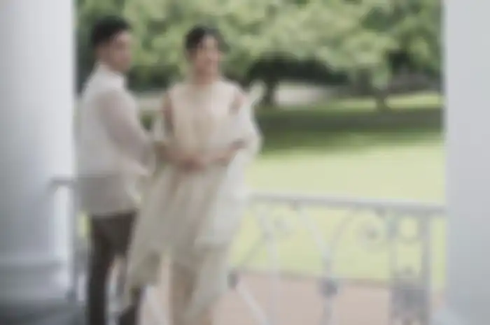 Erina Gudono dan Kaesang Pangarep saat foto prewedding di Istana Kepresidenan,Bogor 