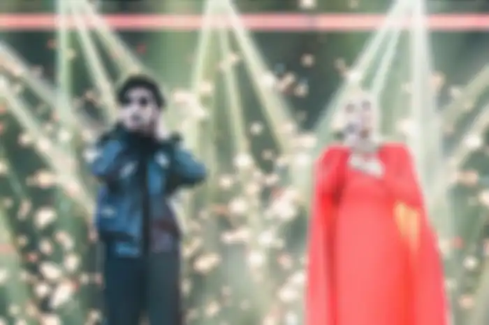 Penampilan Aurel Hermansyah dan Atta Halilintar di acara TikTok For You Stage.