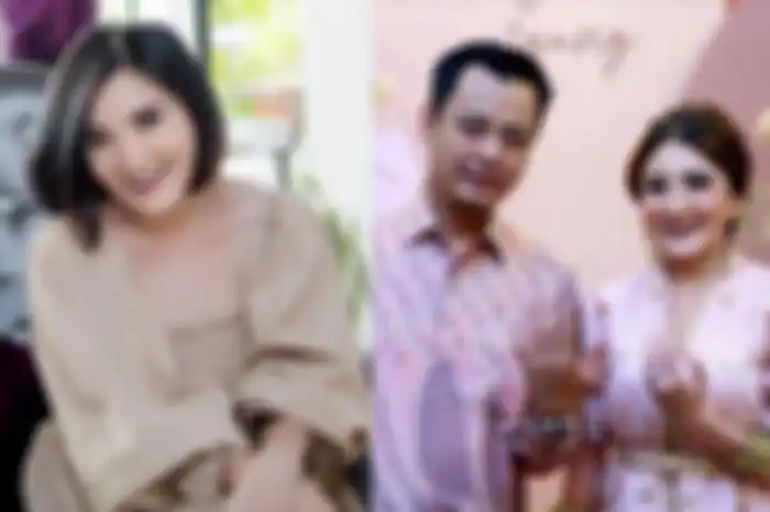 Kolase foto Kiki Amalia saat prosesi lamaran dengan Agung Nugraha