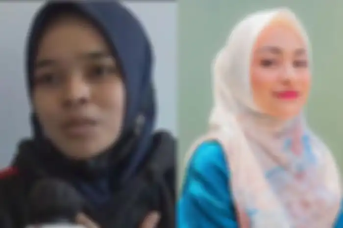 Kolase foto Nathalie Holscher dan Tri Murwati