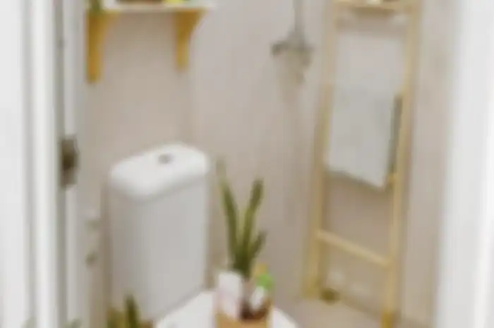 Desain toilet minimalis ini buru-buru ditiru oelh Ibu-ibu gegara tampilan begini. Apalagi toilet ini nyelip di ruang sempit. Intip foto inspirasinya.