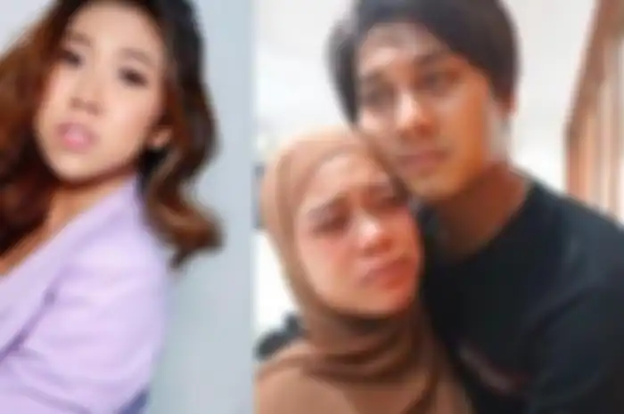 Kolase foto Kiky Saputri, Lesti Kejora, dan Rizky Billar