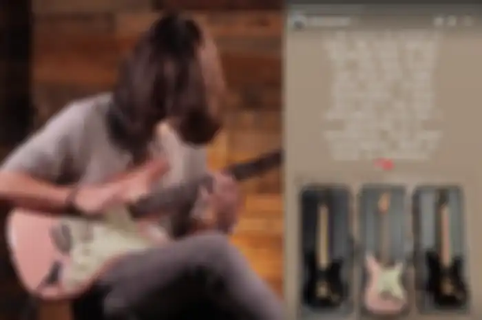 Mateus Asato dengan gitar Suhr Signature-nya