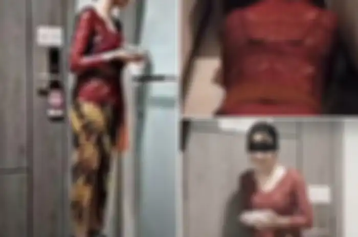 Polisi nggak pake lama. Wanita kebaya merah akhirnya masuk bui. 