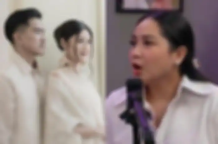 Kolase foto Kaesang Pangarep dan Erina Gudono beserta Nagita Slavina 