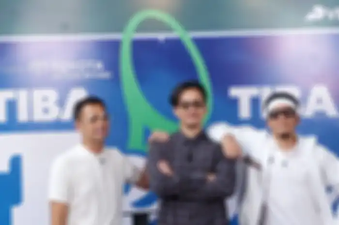 Vincent Rompies, Desta, dan Raffi Ahmad saat ditemui Grid.ID di kawasan Pejaten Barat, Jakarta Barat, Selasa (8/11/2022).