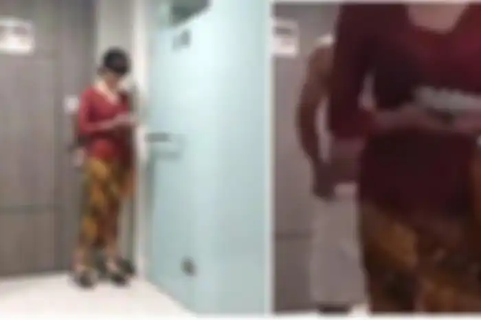 Video syur perempuan berkebaya merah