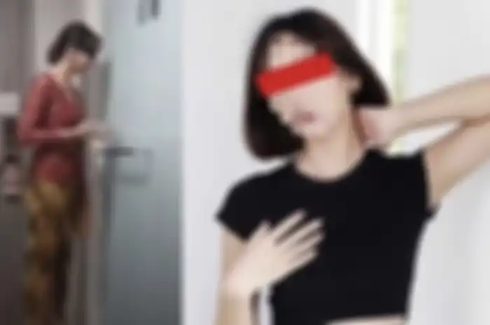 Ternyata 1 pemeran video viral wanita kebaya kebaya merah mengalami gangguan jiwa. Foto tersangka sengaja disebarkan.
