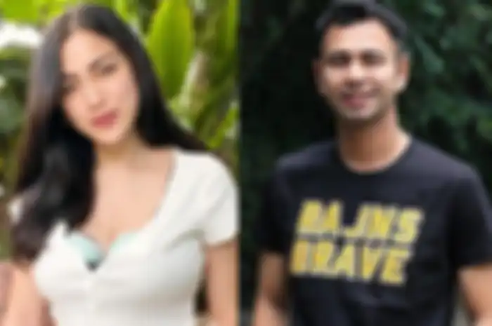 Kolase foto Jessica Iskandar dan Raffi Ahmad