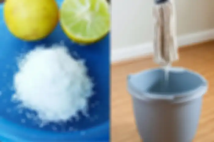 Paling Pantang Kalau Lantai Masih Bau Amis, Coba Pakai Air Lemon Dicampur Garam Saat Mengepel, Lantai Kinclong Tanpa Cairan Pembersih!