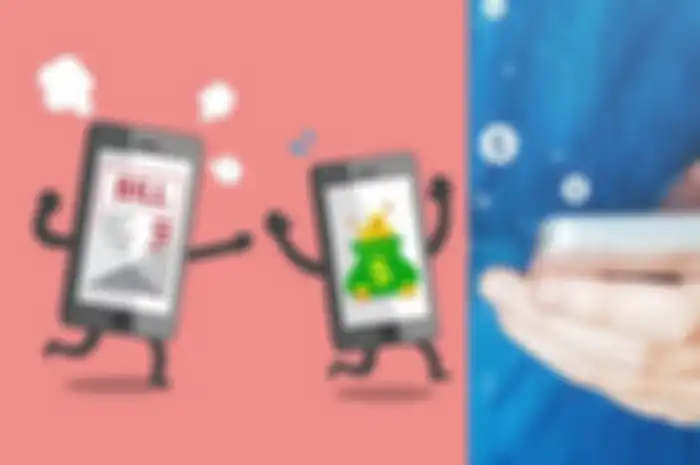 Ilustrasi pinjol atau pinjaman online.