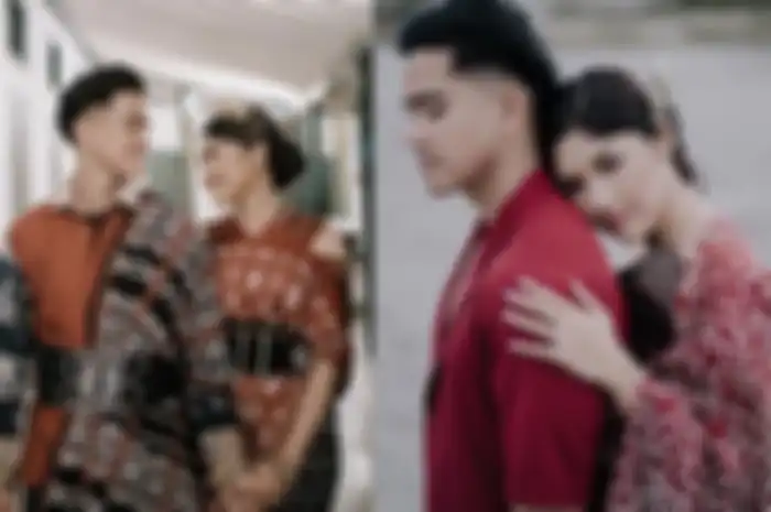Pose Kaesang Pangarep saat foto prewedding bareng Erina Gudono