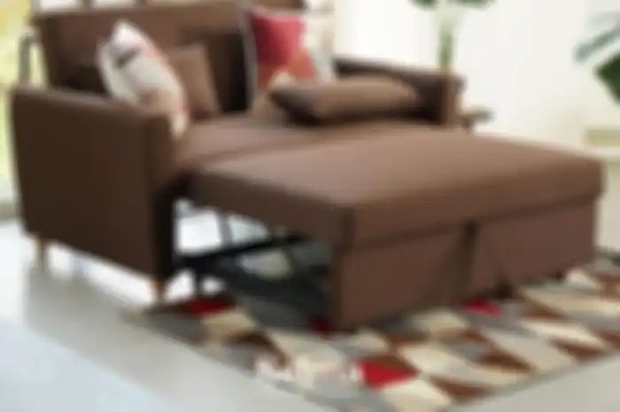 Selma Laguna Sofa Tidur Fabric.