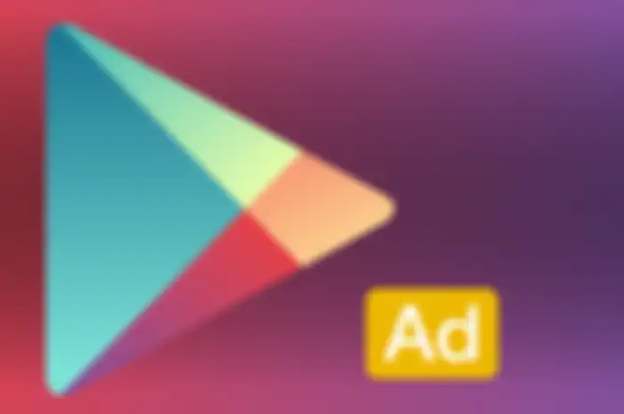 Illustrasi iklan Google Play Store