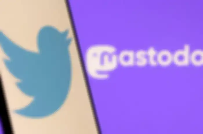 Ilustrasi pengguna Twitter beralih ke jejaring sosial baru Mastodon, setelah Elon Musk akuisisi Twitter.