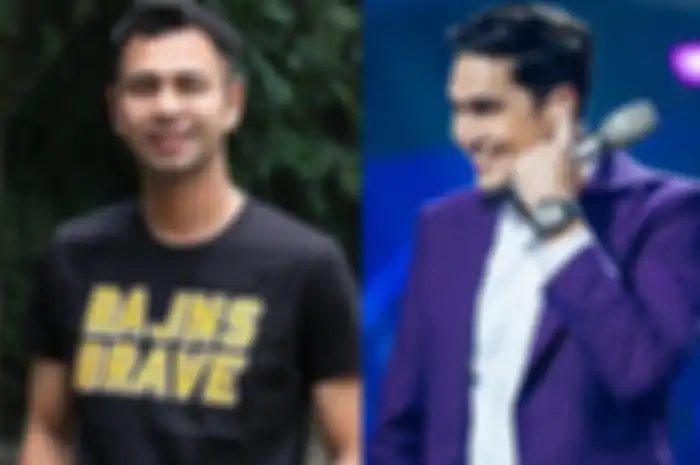 Kolase foto Raffi Ahmad dan Marcel Chandrawinata