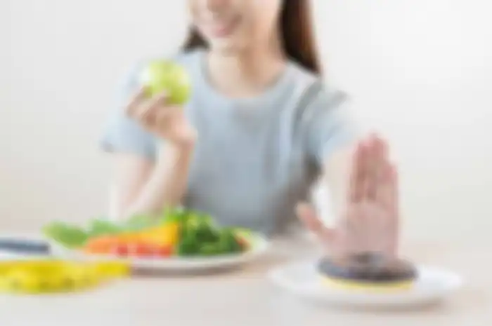 Ilustrasi diet.