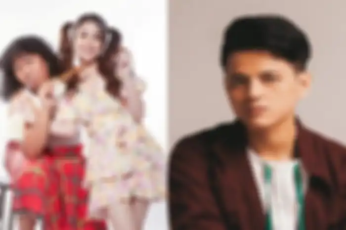 Kolase foto Celine Evangelista dan Marshel Widianto beserta Stevan Pasaribu