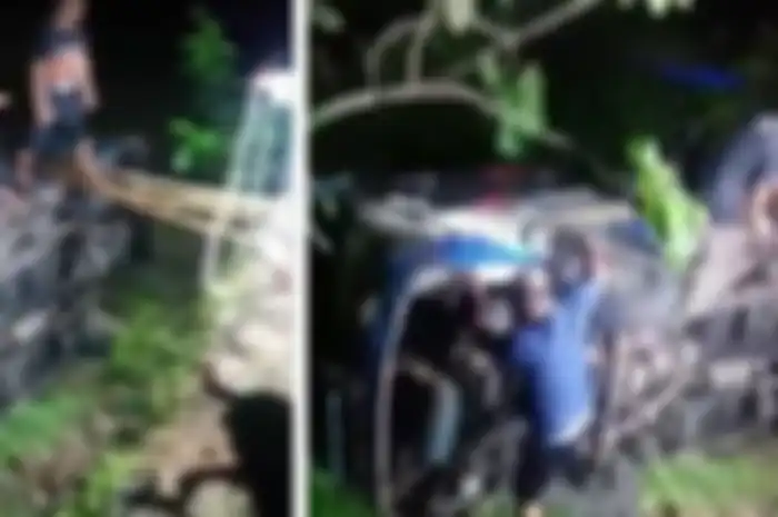 Microbus angkut puluhan penumpang masuk jurang di Wonogiri. 8 orang dikabarkan tewas