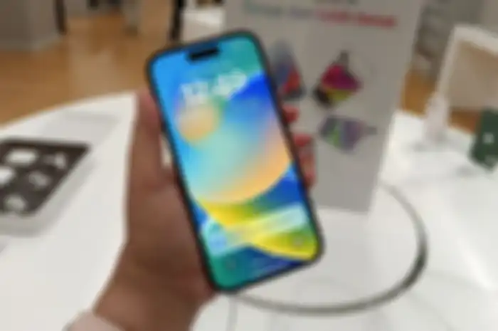 iPhone 14 Pro dengan iOS 16.3.1.