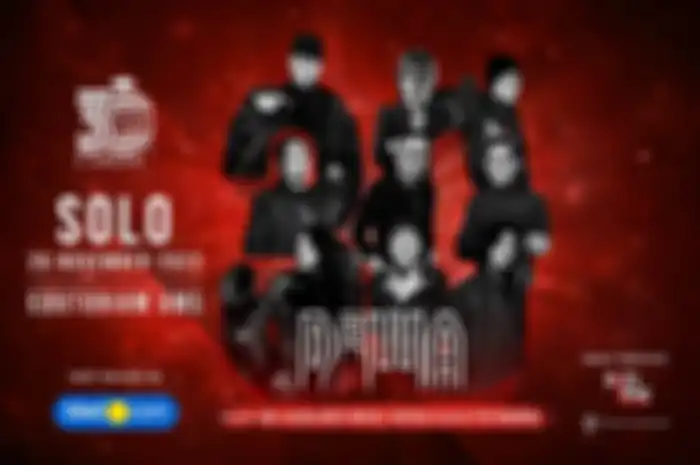 Konser Dewa 19 di Solo, Jawa Tengah, gandeng 4 vokalis dan 2 drummer sekaligus.