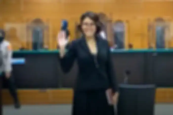 Nikita Mirzani saat menjalani sidang di Pengadilan Negeri Serang, Banten, Senin (28/11/2022).