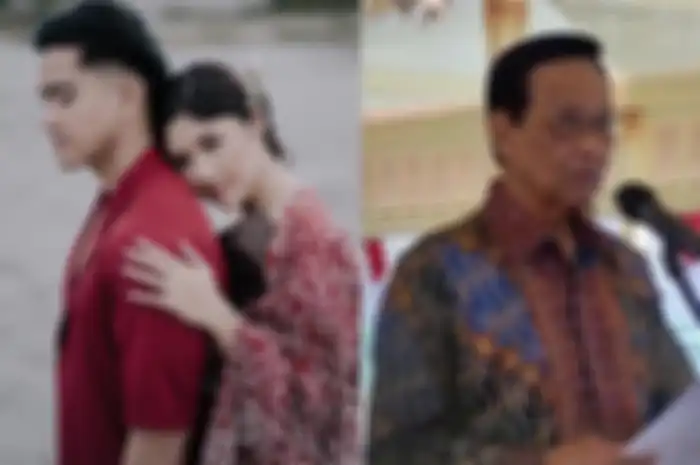 Kolase foto Kaesang Pangarep - Erina Gudono dan Sultan Hamengku Buwono X