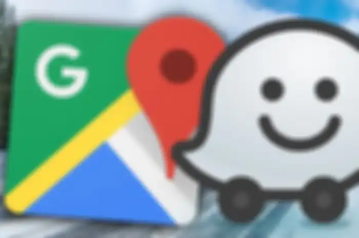 Ilustrasi Google Maps dan Waze