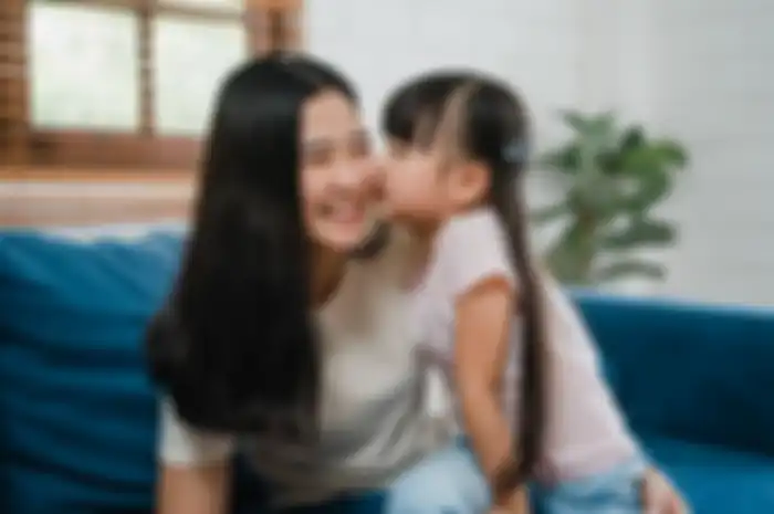 Ilustrasi ibu dan anak