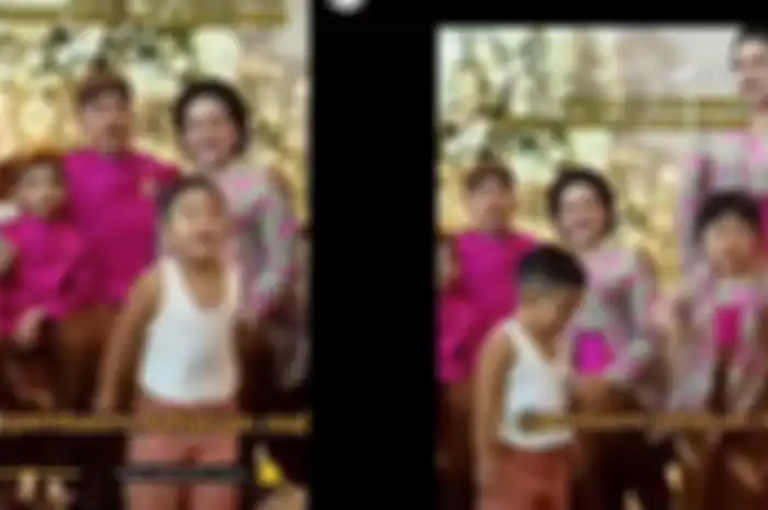 Penampilan putra Kahiyang Ayu di prosesi siraman Kaesang Pangarep viral