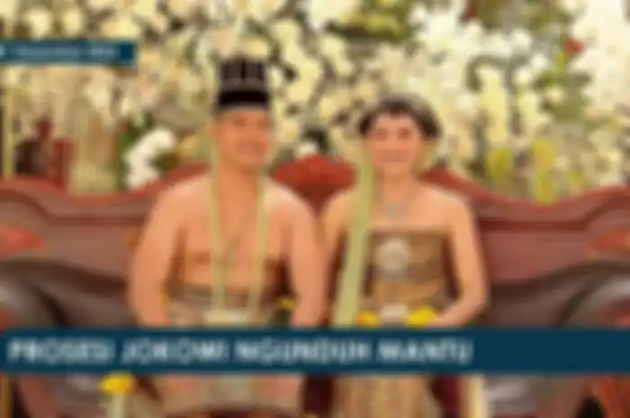 Kaesang Pangarep dan Erina Gudono kenakan pakaian adat Solo Basahan