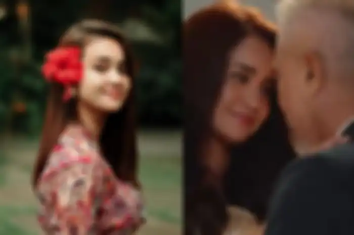 Kolase foto Michelle Ziudith dan adegan serial Kupu-kupu Malam