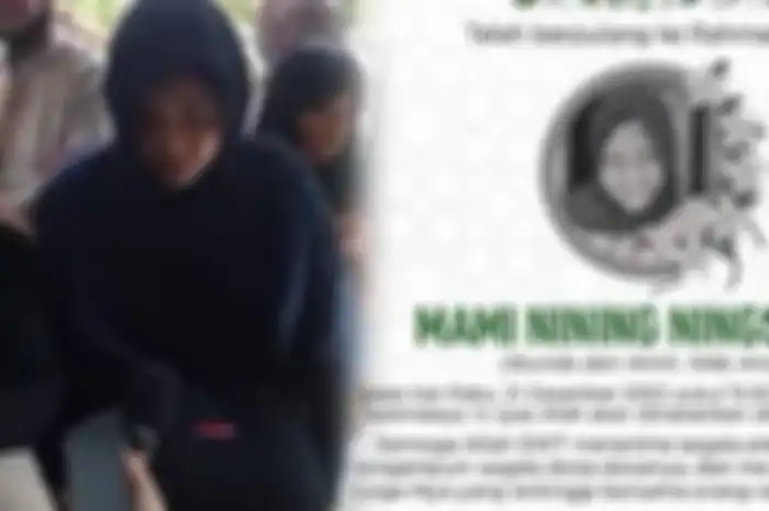 Muncul sosok wanita yang mirip mendiang Nike Ardilla di pemakaman ibunda Nining Ningsihrat 