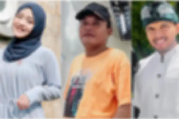 Kolase foto sosok Putri Delina, Sule, dan Thariq Halilintar.
