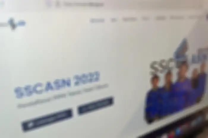 Tampilan halaman wesbite sscasn.bkn.go.id untuk pendaftaran PPPK Tenaga Teknis 2022