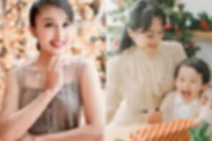 Dress mewah selebriti saat rayakan Natal 2022