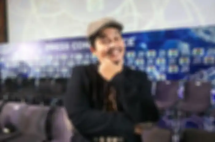Indra Bekti dalam jumpa pers HUT Indosiar ke 25 di SCTV Tower, Senayan, Jakarta Pusat, Kamis (19/12/2019).(KOMPAS.com/IRA GITA)  