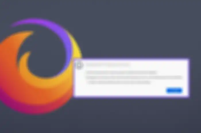 Ilustrasi Mozilla Firefox error